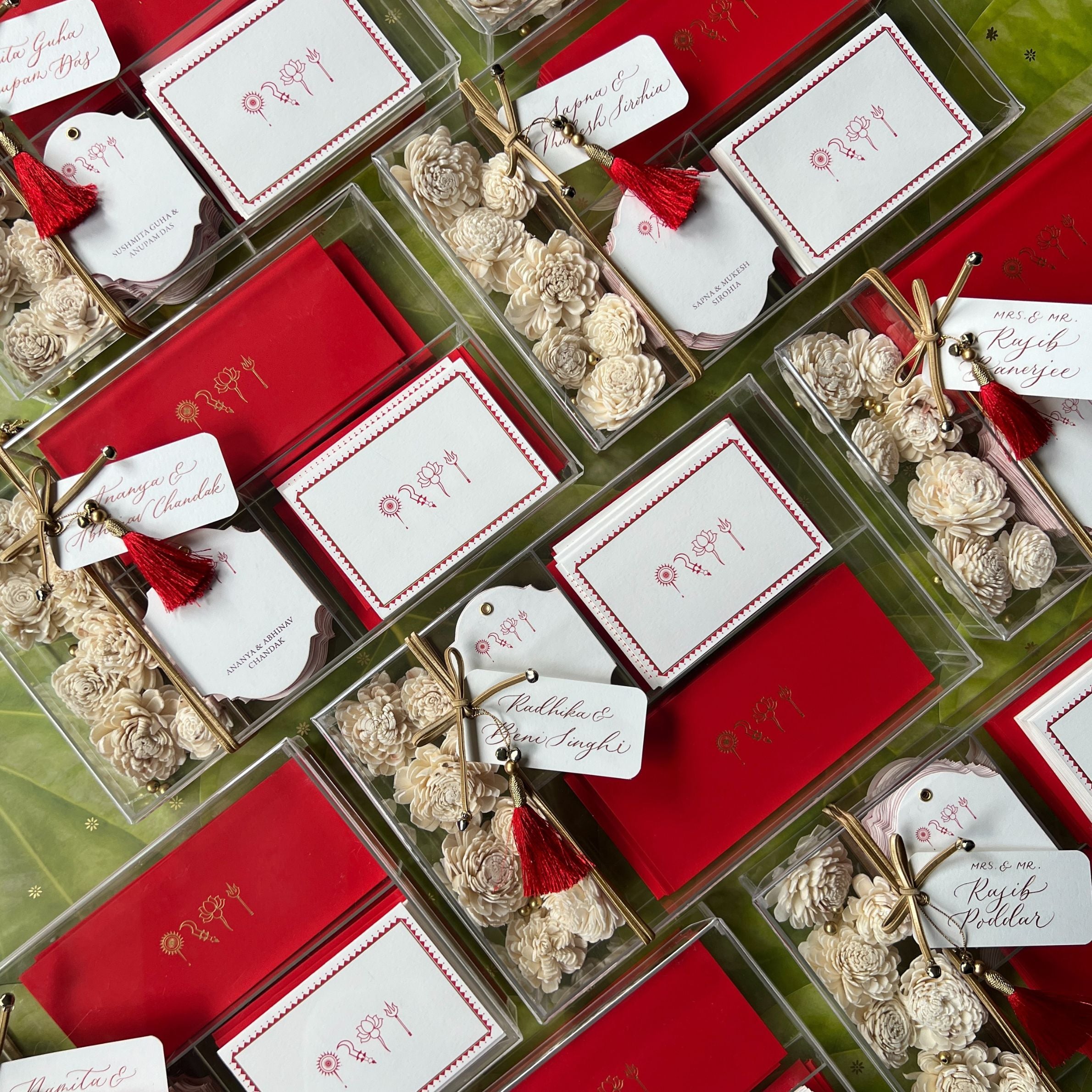 Durga Puja theme stationery gift box