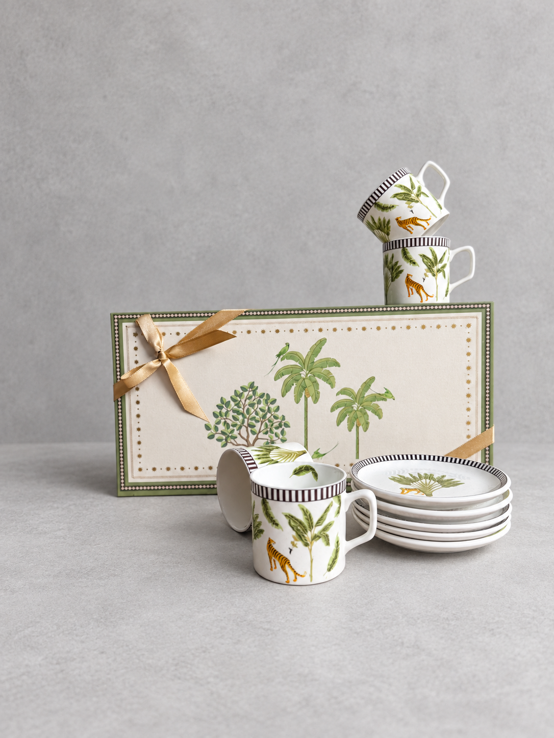 Tea Cups & Plates Gift Set - Sundarbans