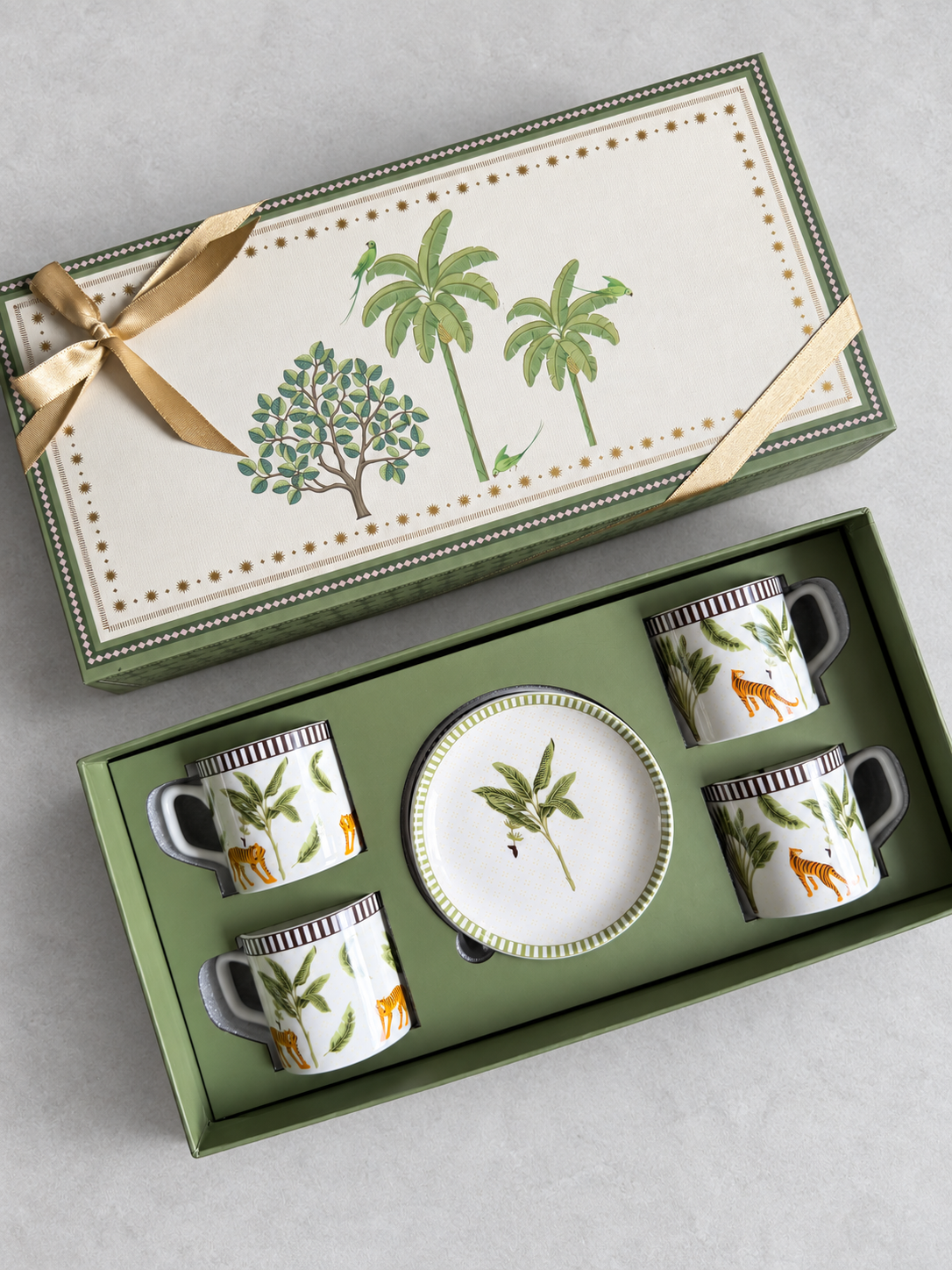 Tea Cups & Plates Gift Set - Sundarbans