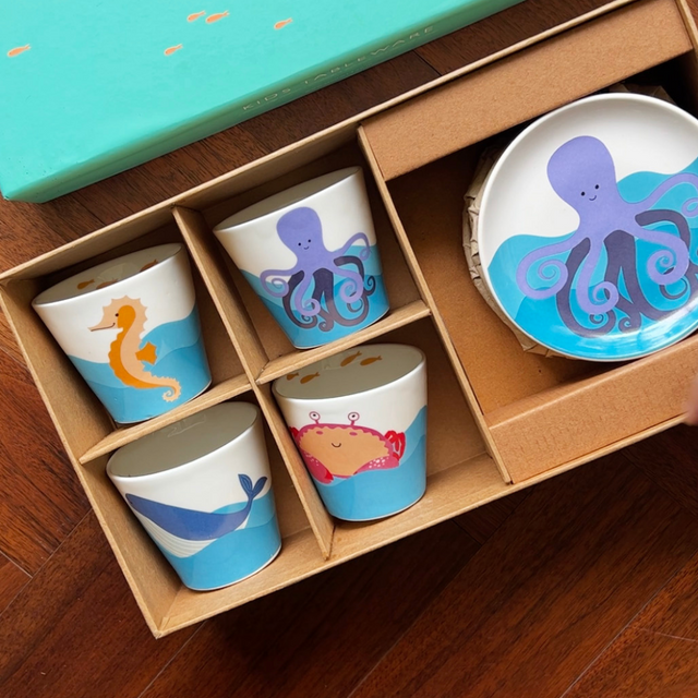 Sea Animals Kids Tableware Set