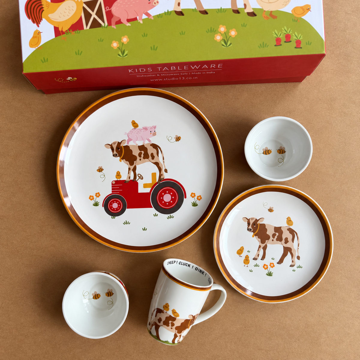 Farm Friends Children's Dinner Set