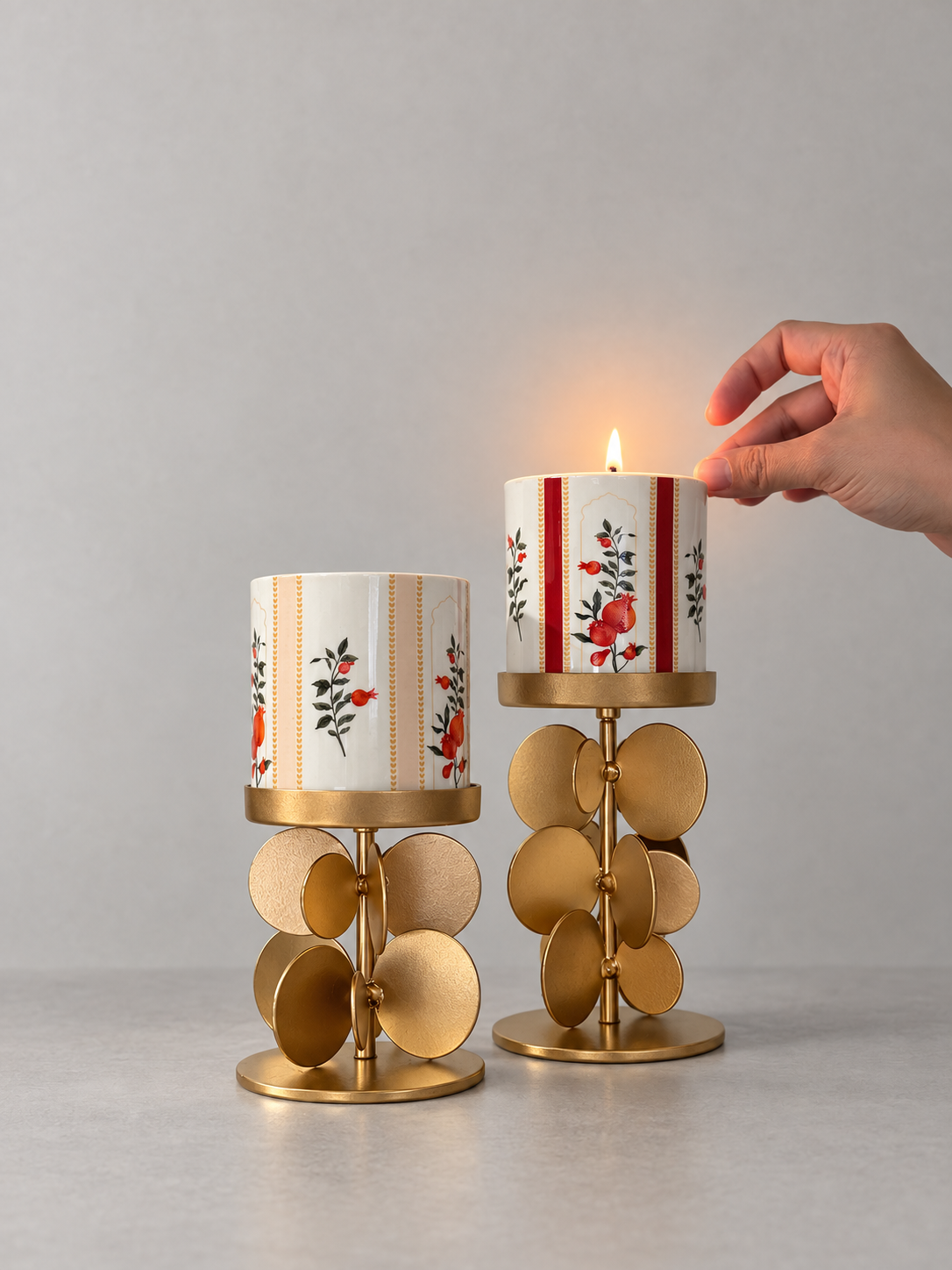 Anaar Double Candle Gift Box