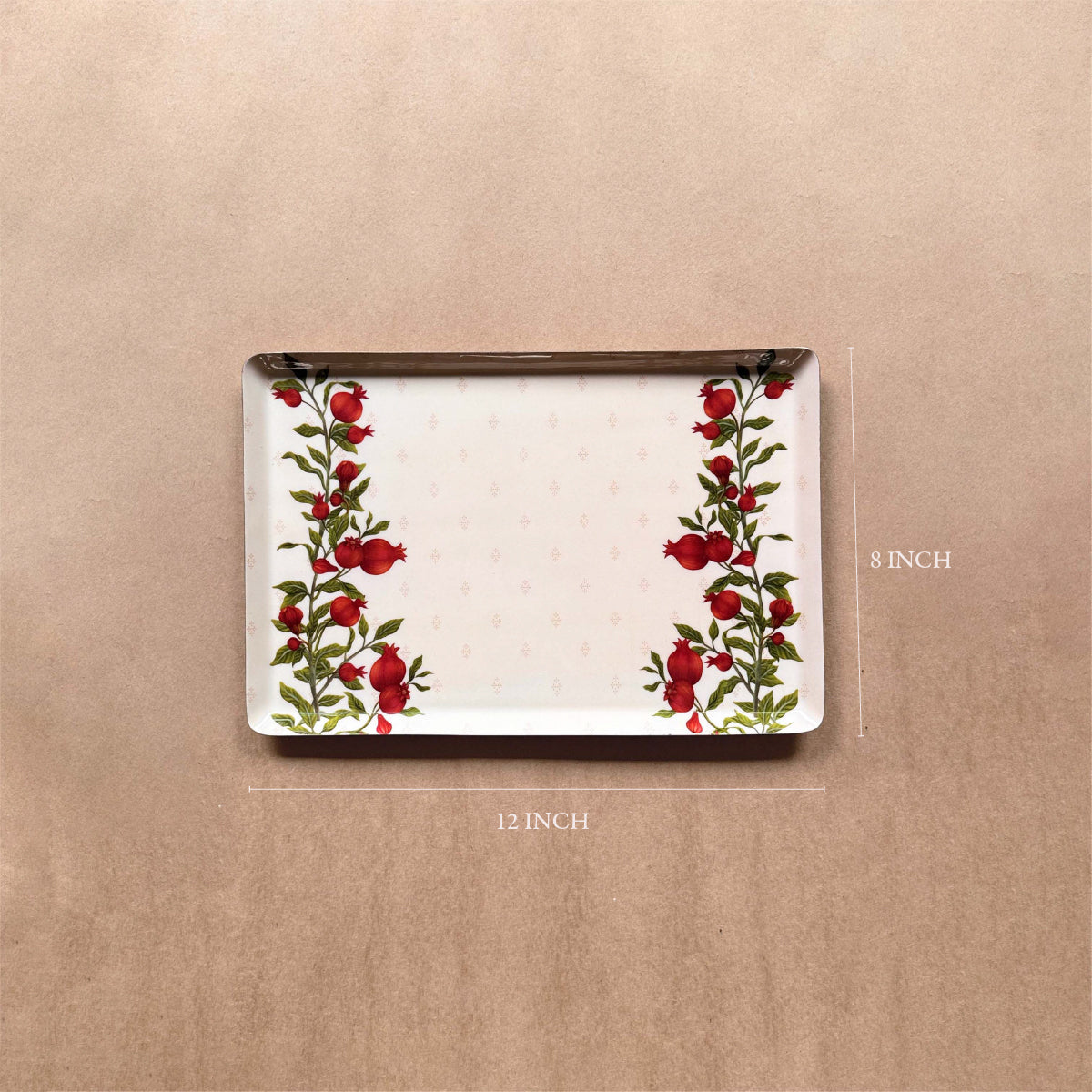 Anaar Metal Tray Set – Set of 3