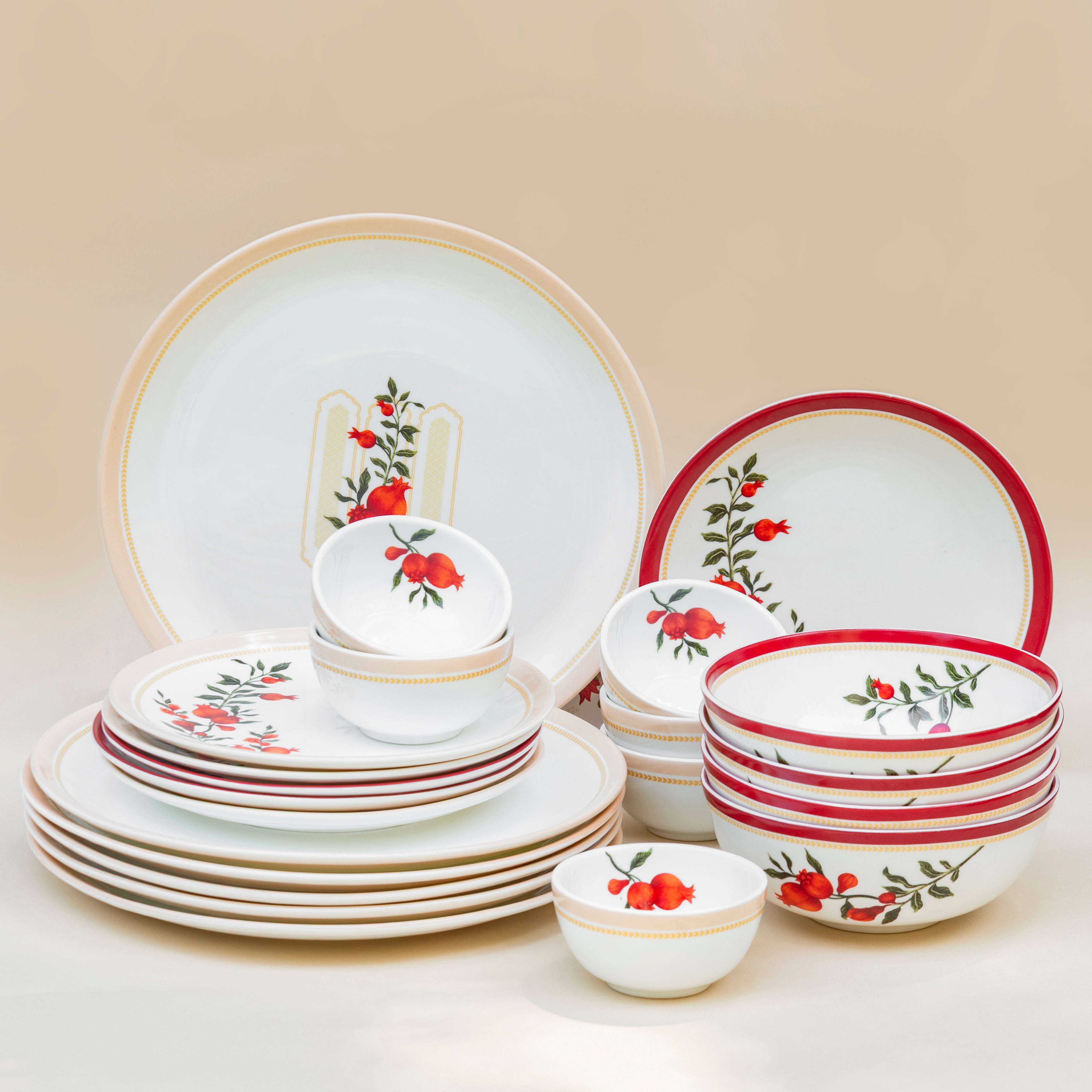Anaar - 22 piece Dinner Set