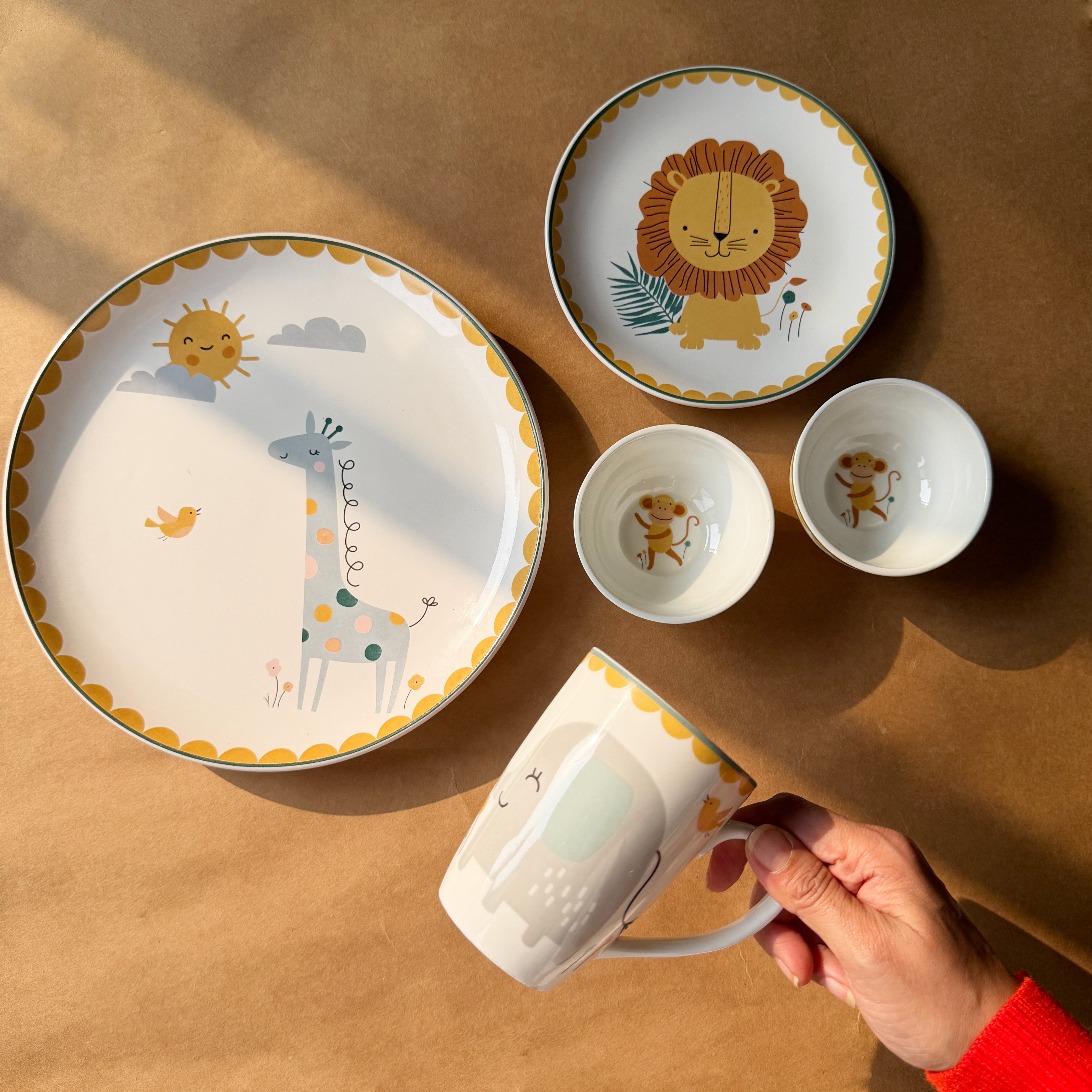 Baby Animals Dinner Set