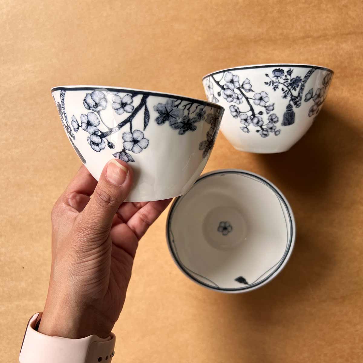 Slanted Custard Bowls : Set of 4