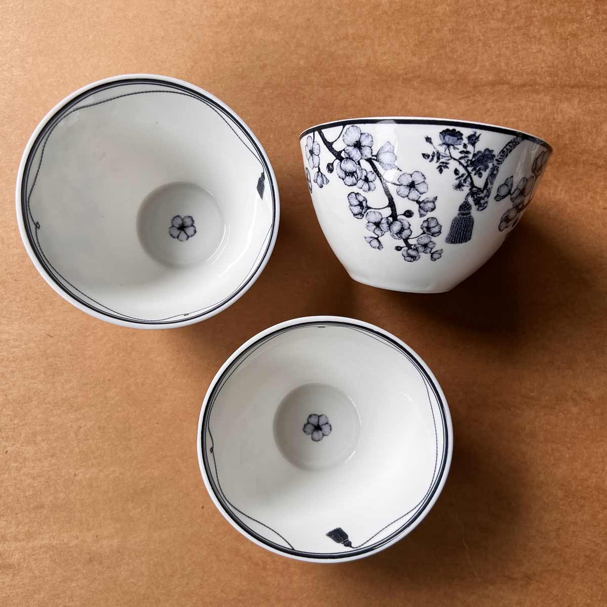 Slanted Custard Bowls : Set of 4