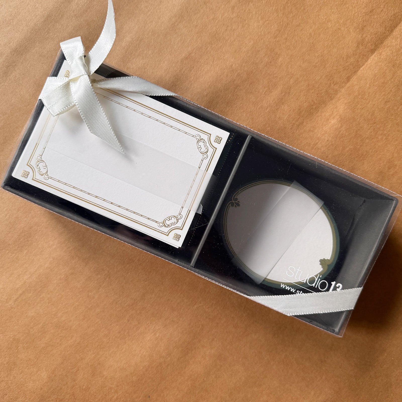 Emerald and Gold Stationery Set