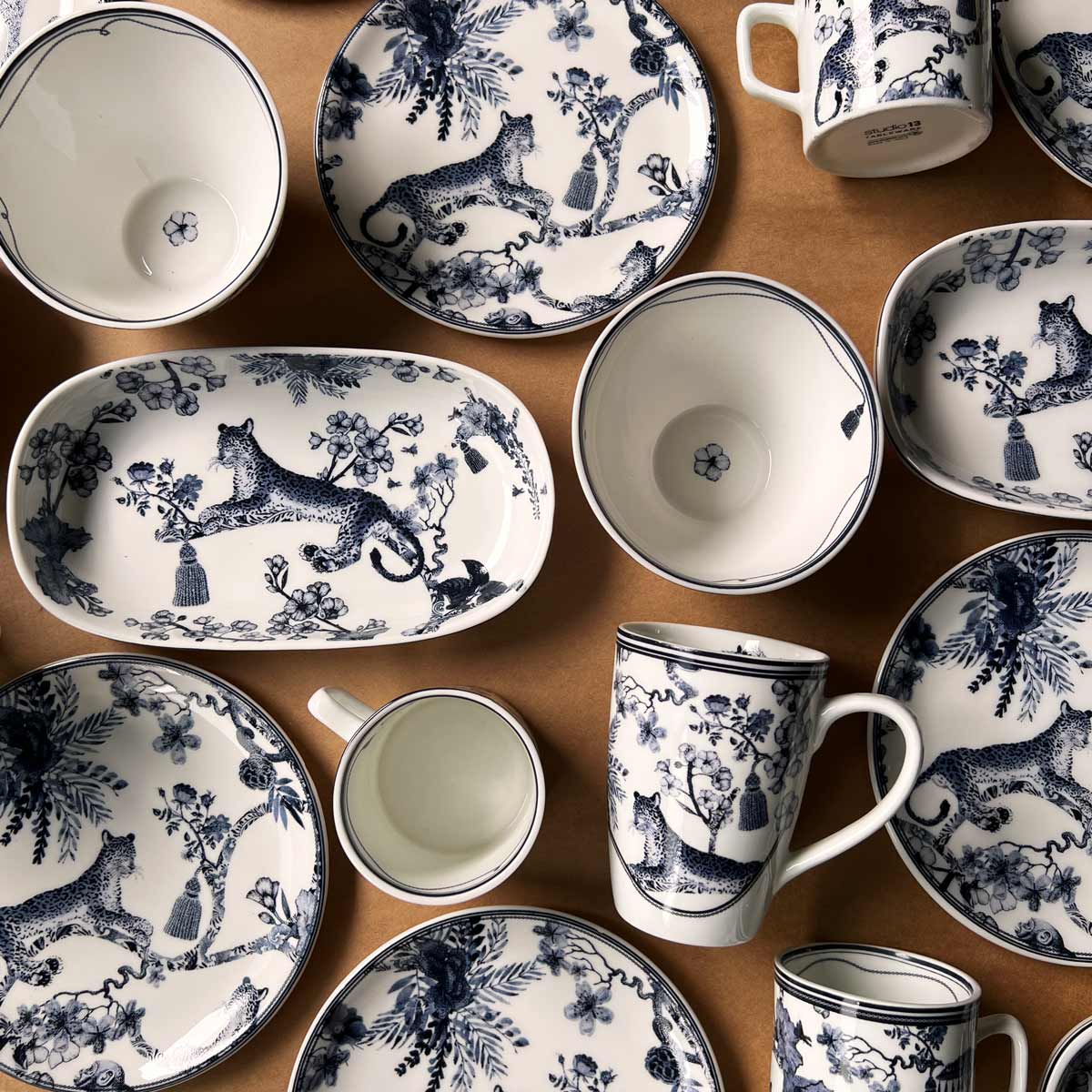 Slanted Custard Bowls : Set of 4