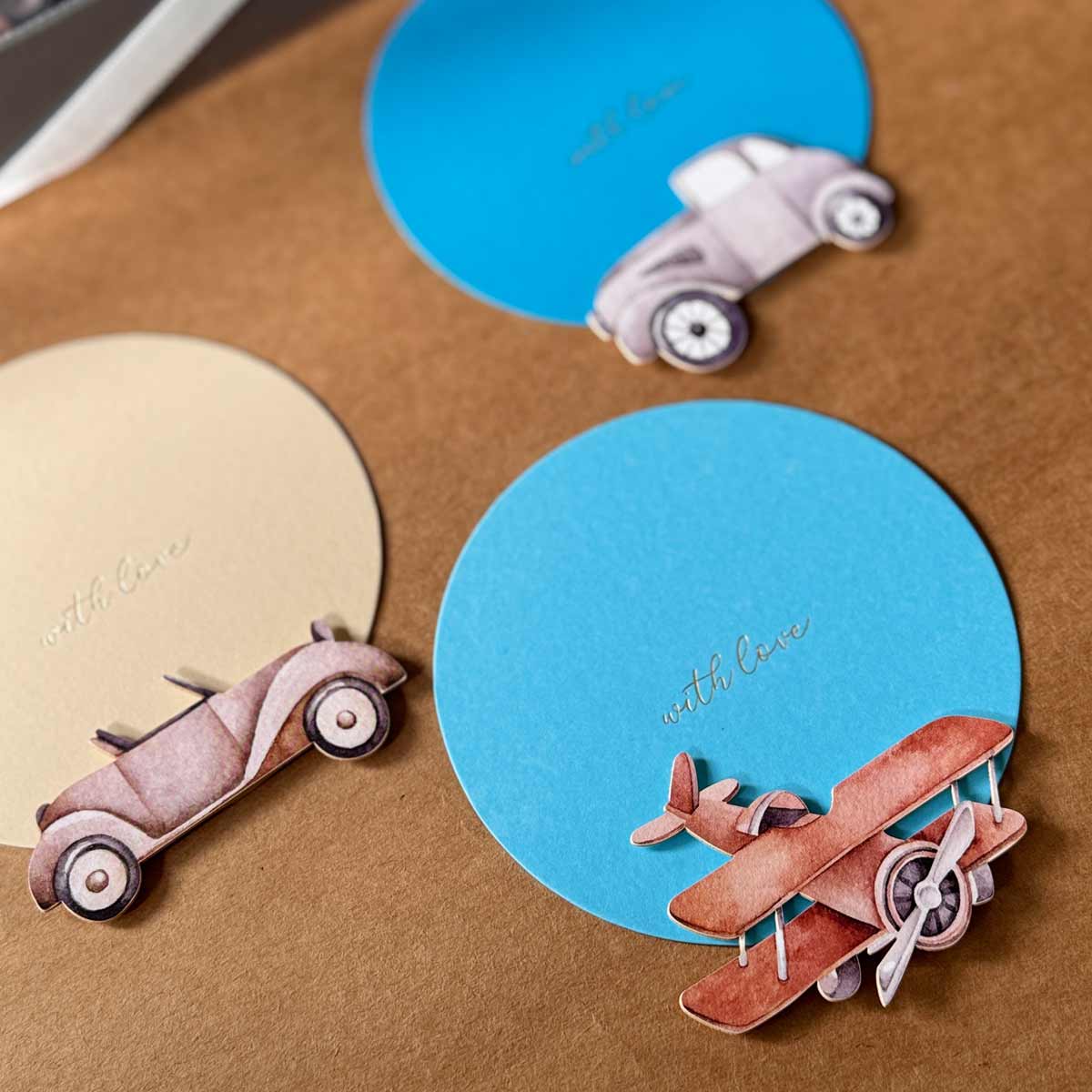 Vintage Cars Kids Gift Tags (Set of 30)