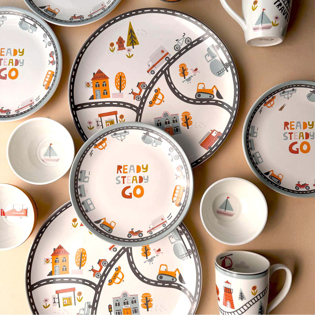 Time to Travel Children's Dinner Set