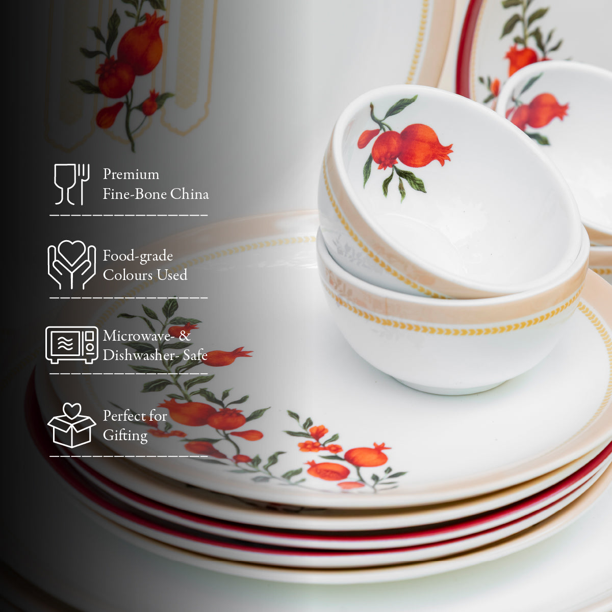 Anaar - Set of 4 Starter Plates