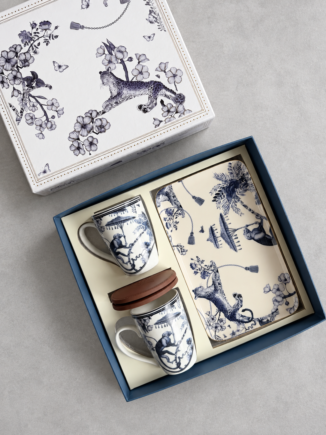 Tray with coffee mug Gift Set