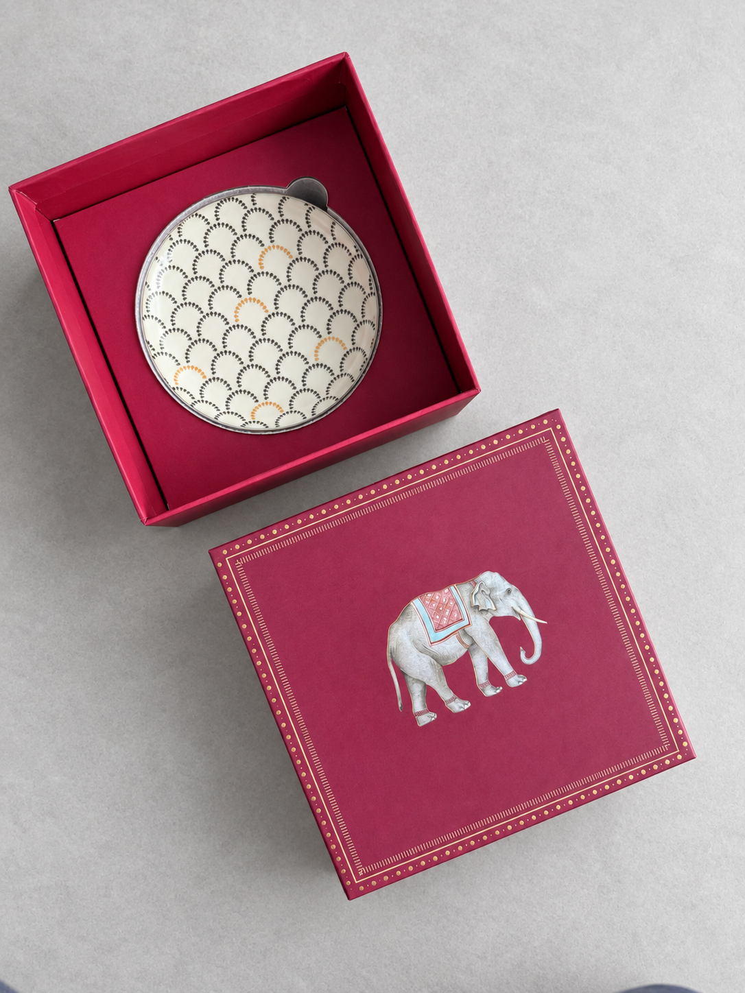 Dessert Plate Gift Box Set - Vintage Garden