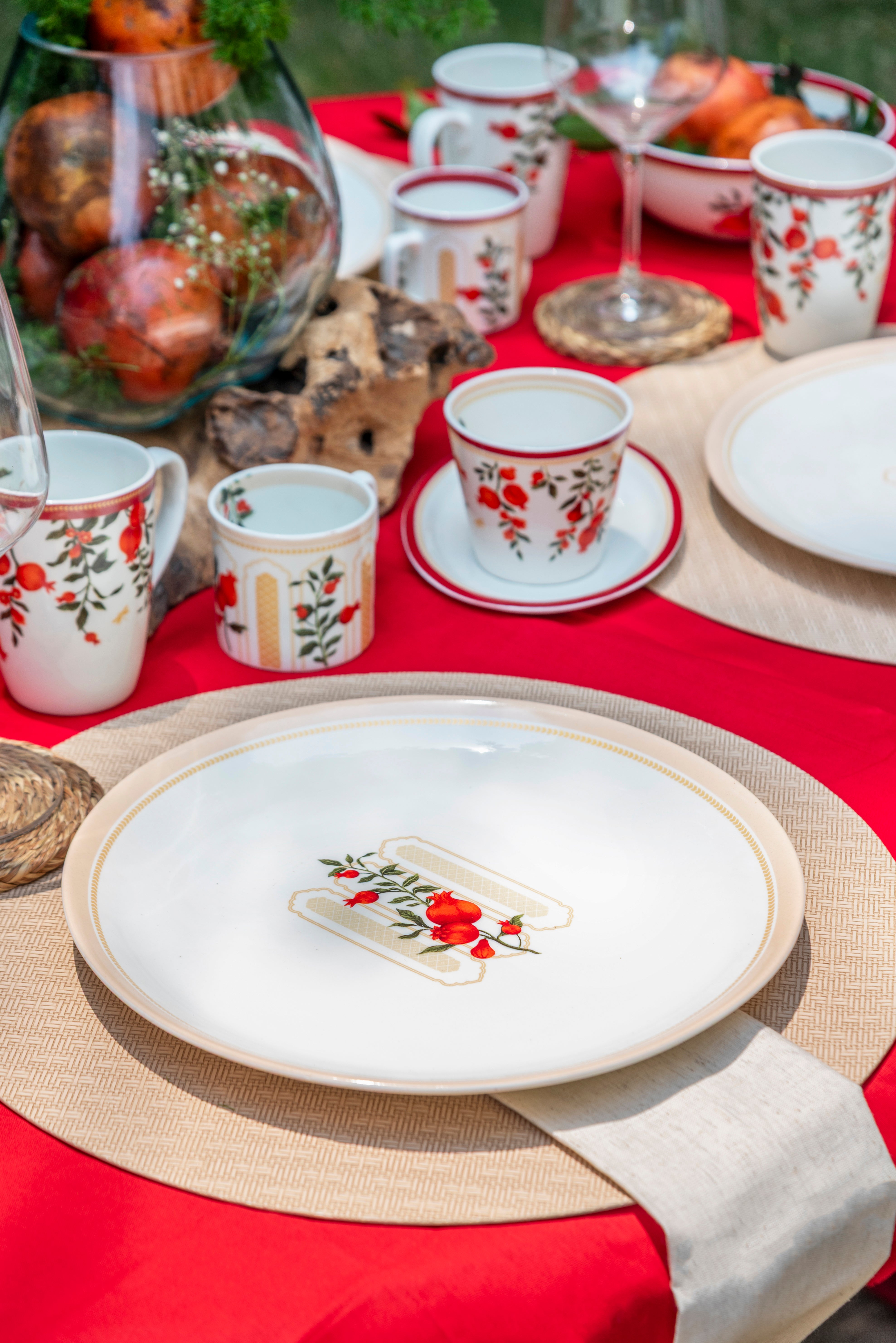 Anaar - Set of 4 Dinner Plates