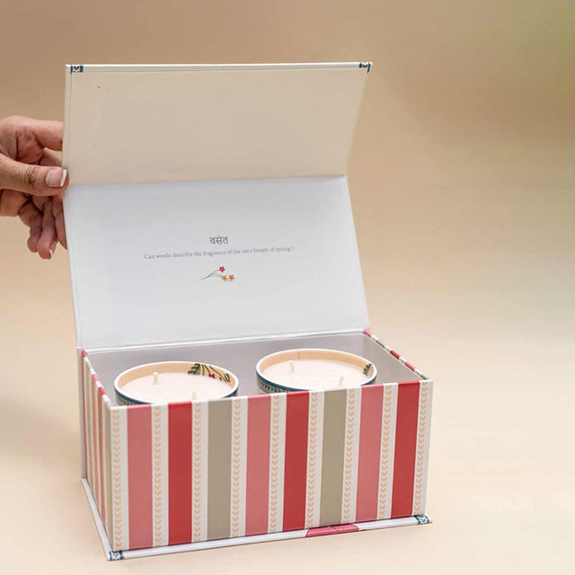 Vasant Soy Wax Candle Gift Box