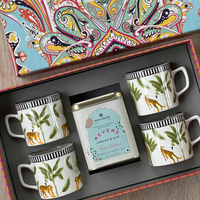 4 Cups and Tea Tin Gift Box
