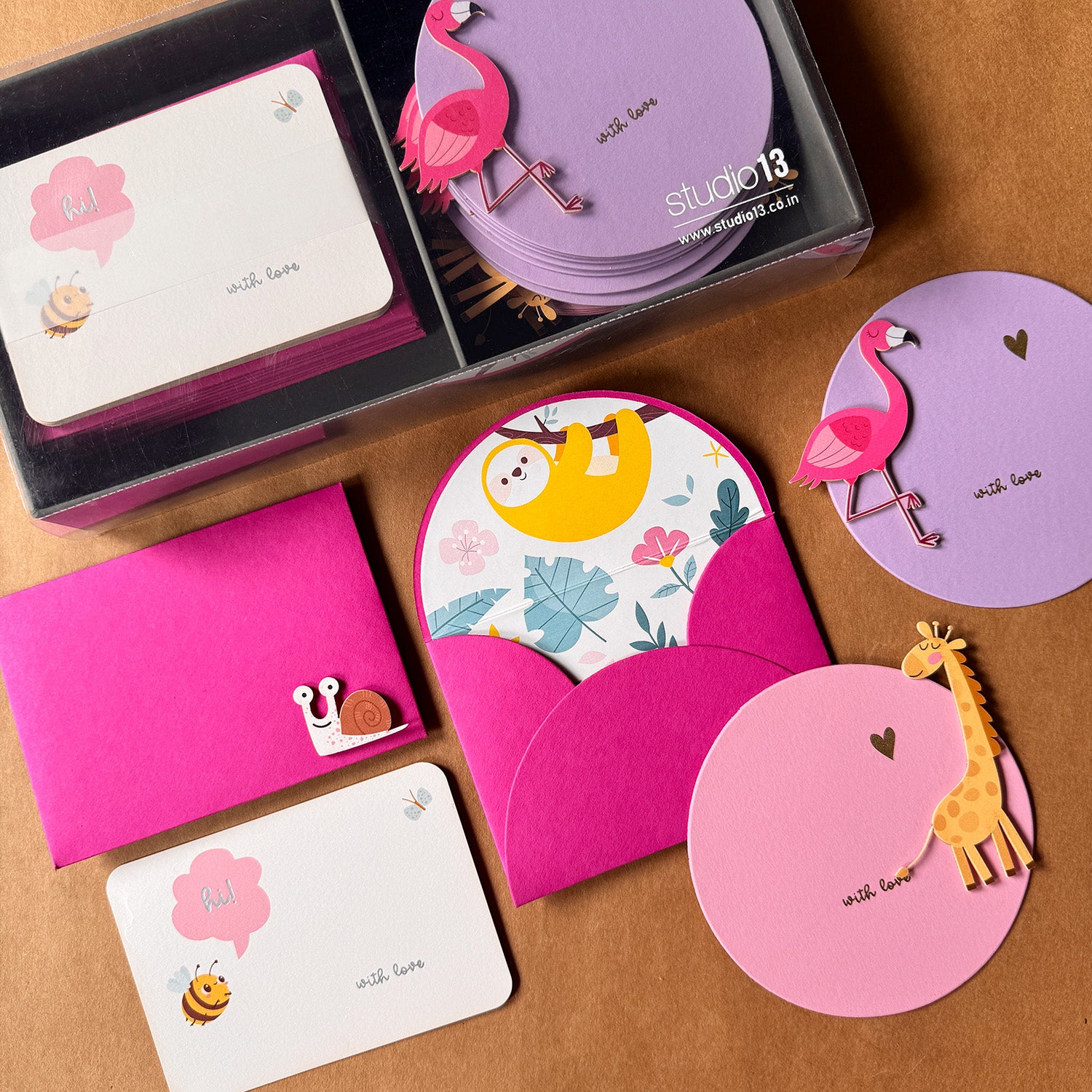 Jungle Friends Stationery Set