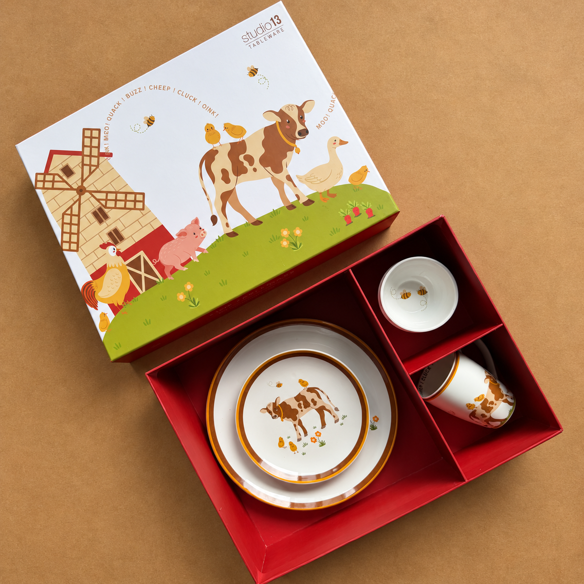 Farm Friends Children's Dinner Set