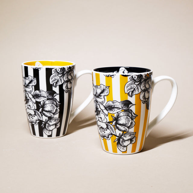Pondicherry Coffee Mugs - Set of 2