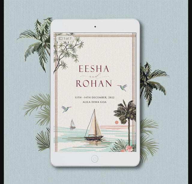 Beach Theme : Eesha & Rohan