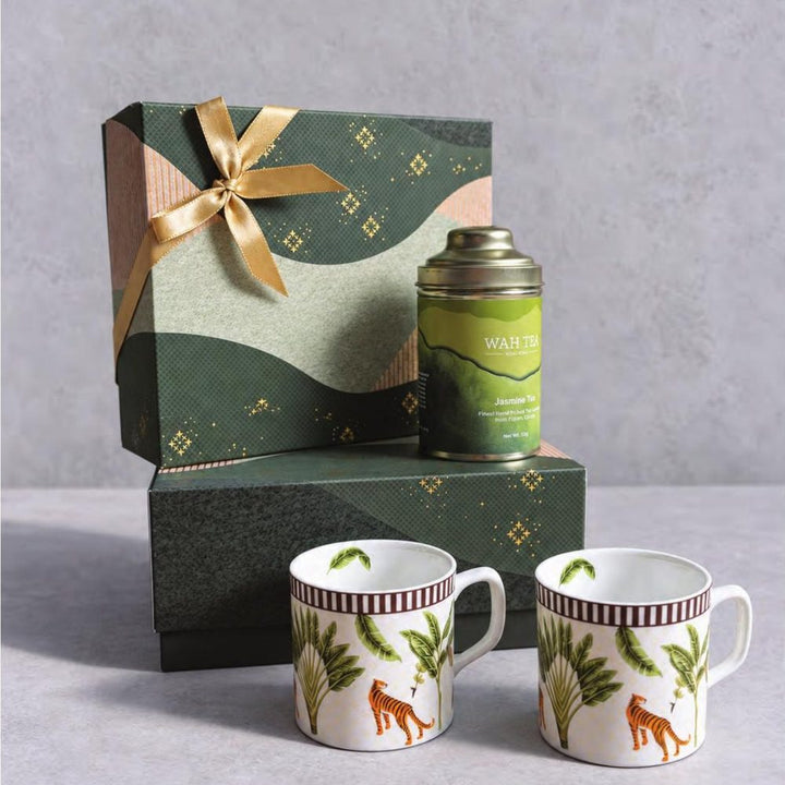 2 Cups & Tea corporate Diwali gift box by Studio13