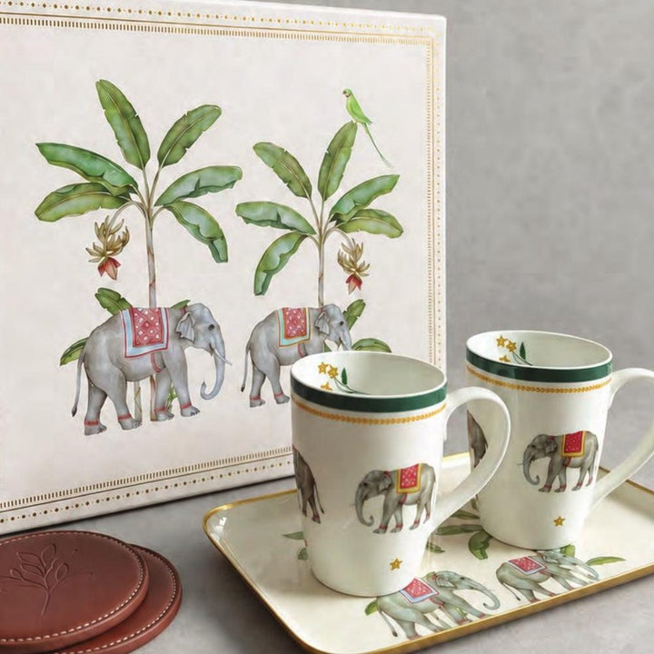 Gajraj Tray Set corporate Diwali gift box by Studio13