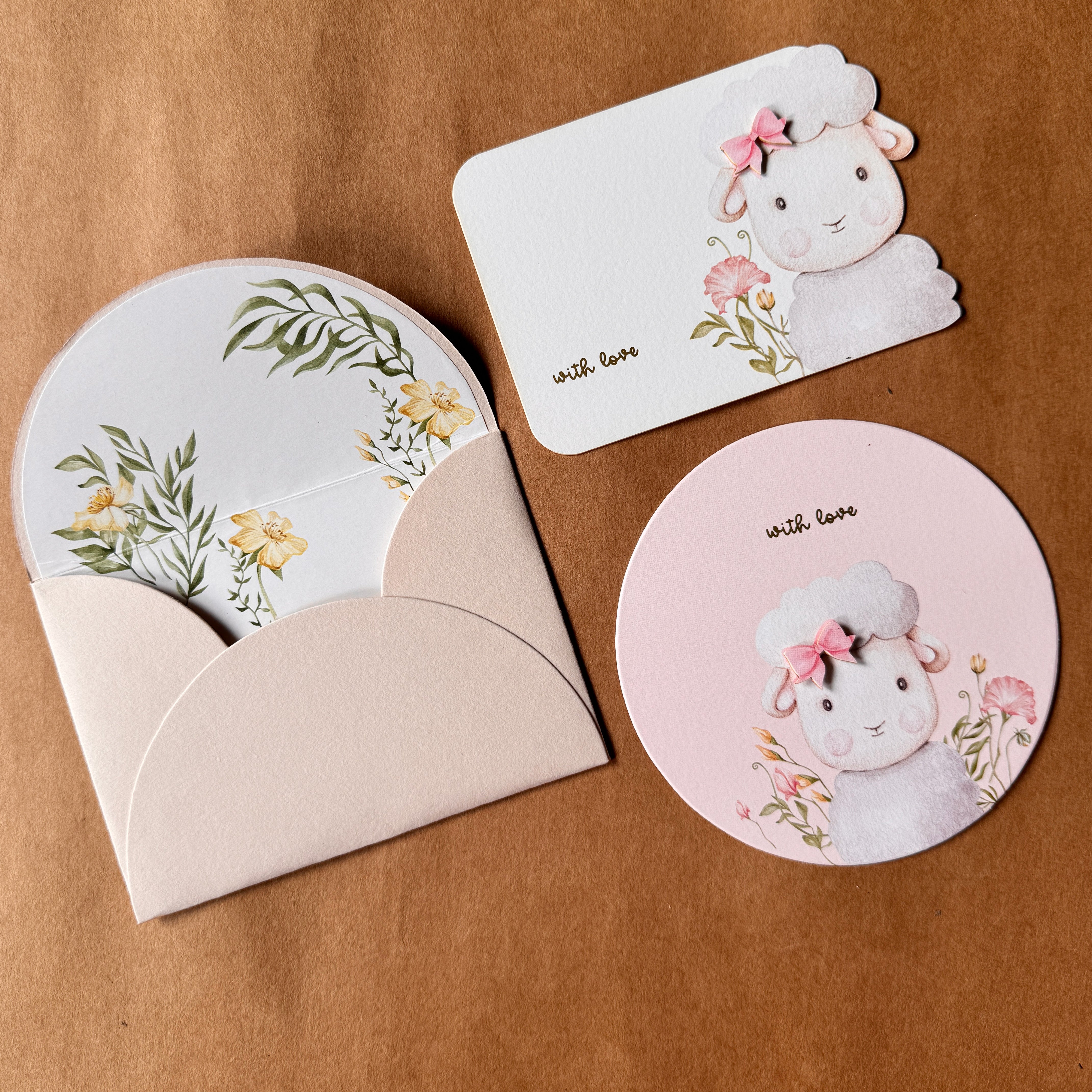Sheep Themed Stationery Set