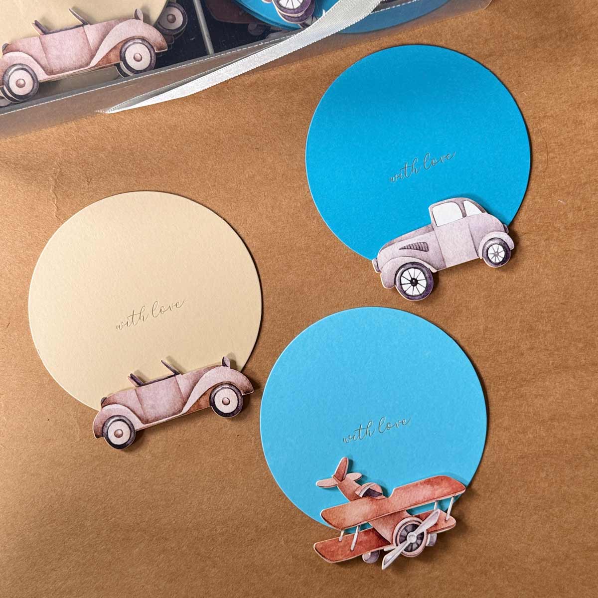 Vintage Cars Kids Gift Tags (Set of 30)
